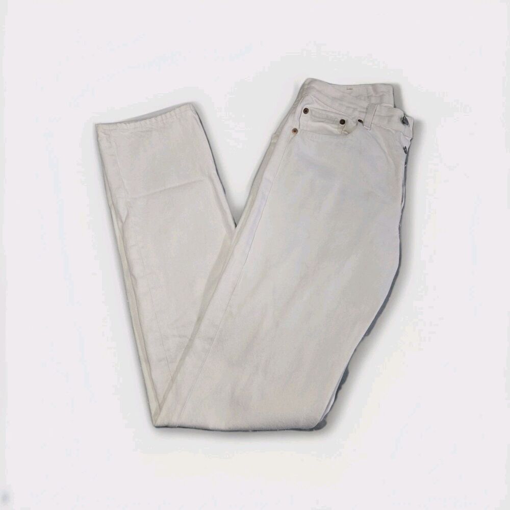 Vintage 80's Levis 501 Jeans Men's 30x36 ( White Button Fly ) Made In France